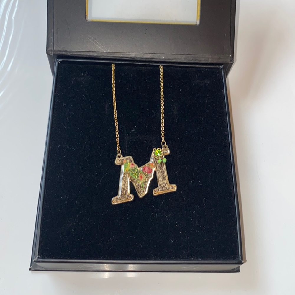 Michal Negrin “M” necklace